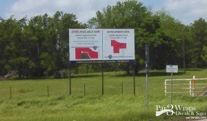 real estate land sales signs