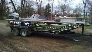 Gator Hunting Boat Graphics Wraps | Par 3 Wraps