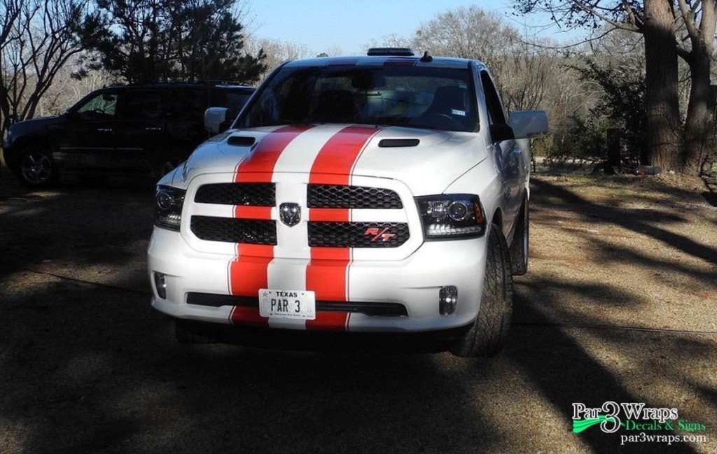 Racing Stripes on Dodge Ram Truck